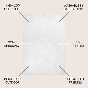 Salines Diamond Trellis Indoor/outdoor Area Rug